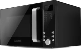 BLACK+DECKER - Vrijstaand Magnetron met Grillfunctie 23L – Digitaal Display – 9 Automatische Programma’s – Ontdooifunctie – Timer – 900W – Zwart