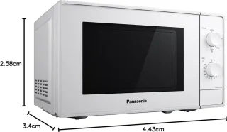 800 W Solo Magnetron - Aanrechtblad 20 Liter Capaciteit - Wit