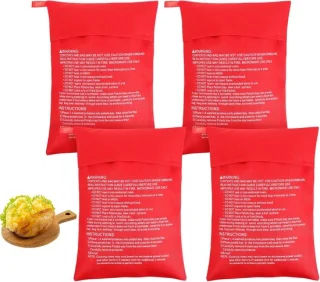 Aardappeltas 4 stuks - kooktas voor magnetron