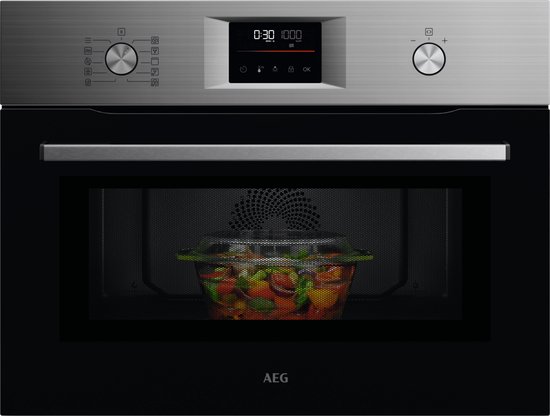 AEG 5000 serie OO5NK4W0M CombiCook Inbouwoven 41L review