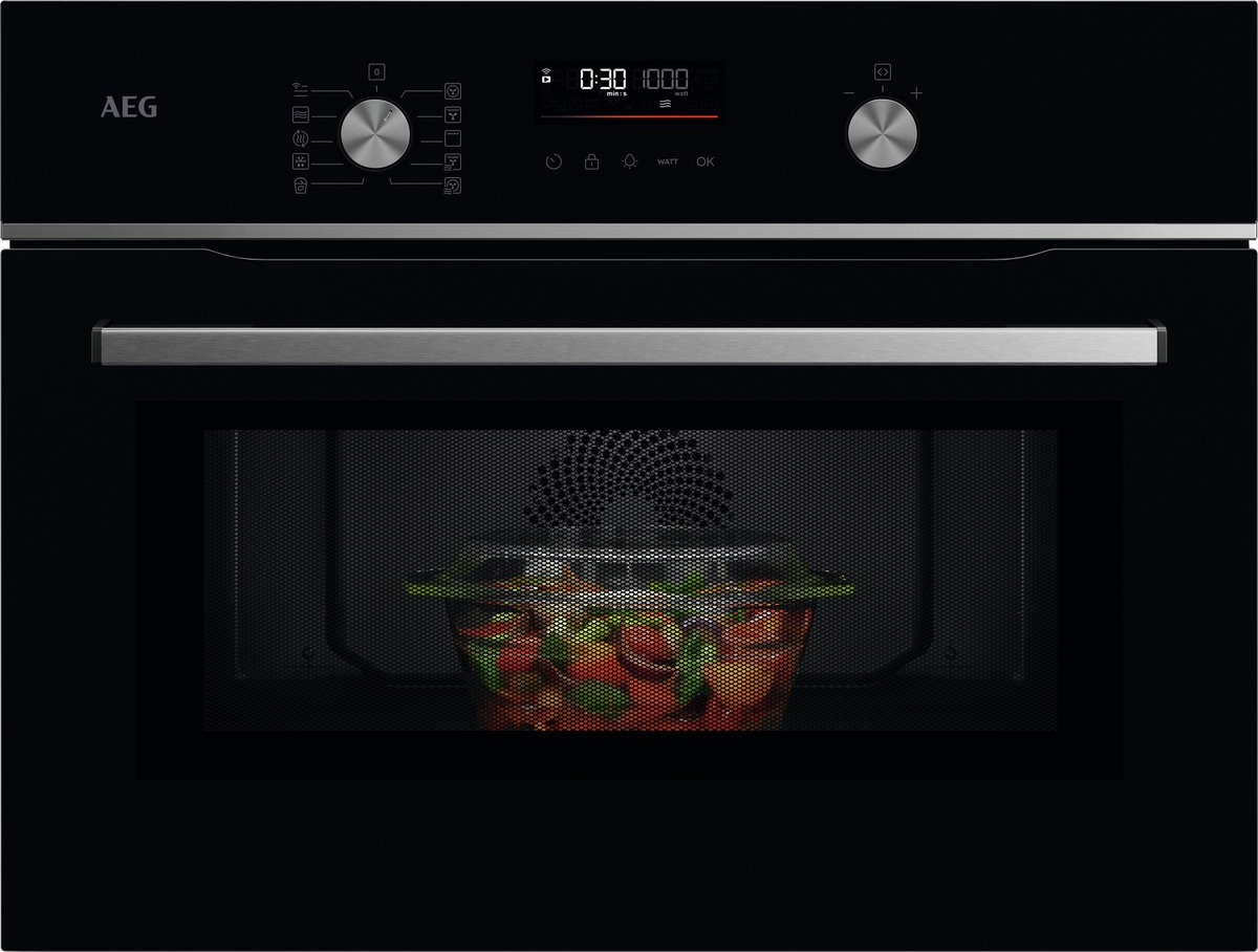 De AEG 5000 Series OO5NK40WB CombiQuick Inbouwoven 41L in één oogopslag