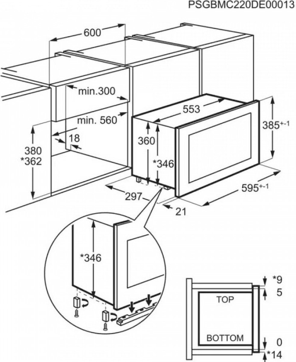 Wat vinden we goed aan de AEG MSB2057DB Inbouwmagnetron