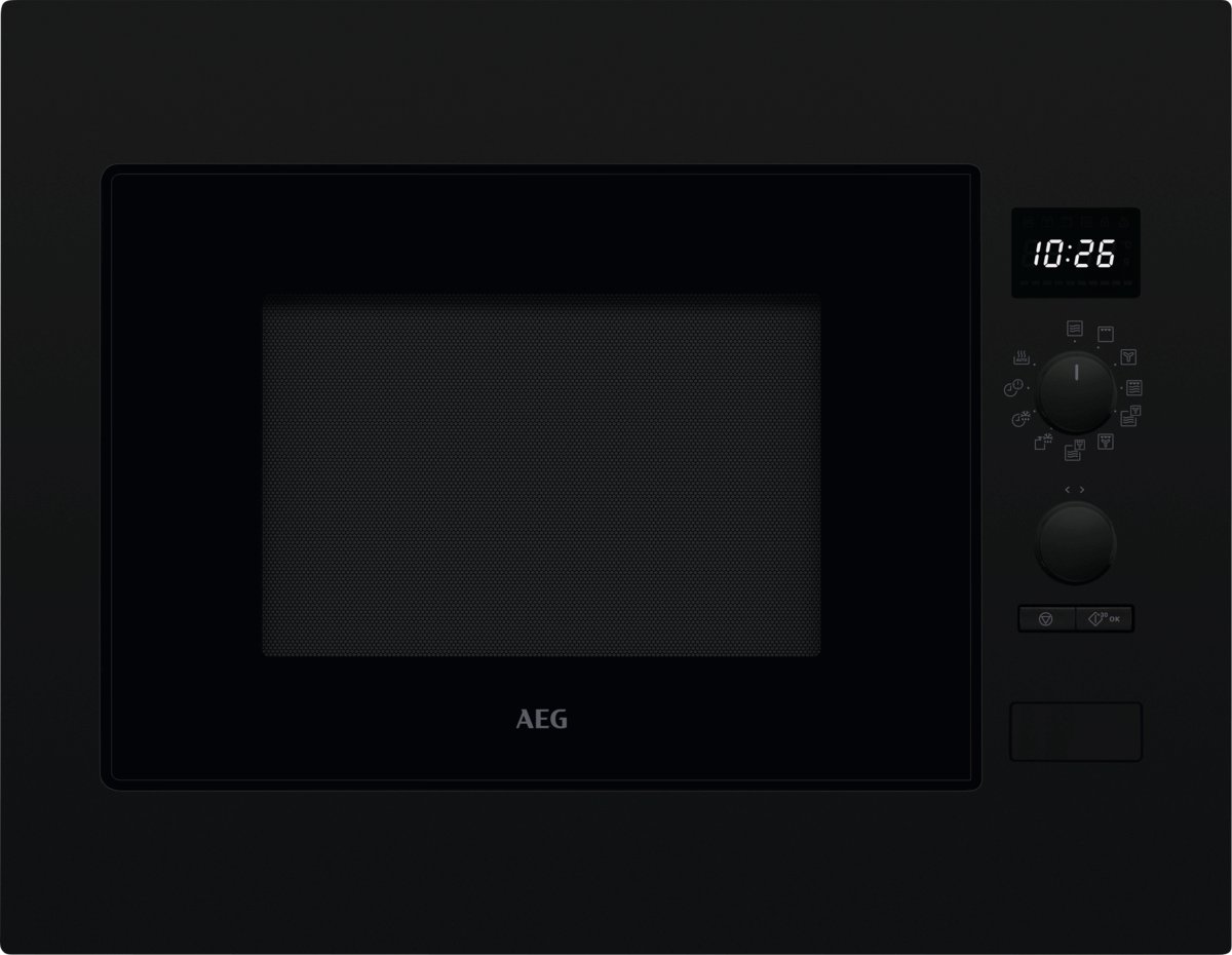 De AEG OS5CM34MB 5000 Serie Inbouwmagnetron 34L Mat Zwart in één oogopslag