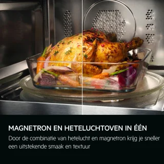 AEG OS5CM34MB 5000 Serie Inbouwmagnetron 34L Mat Zwart