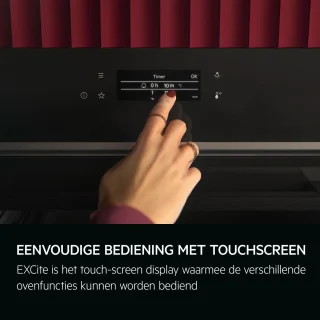 AEG TK8NK621B Combi-oven 45 cm Zwart