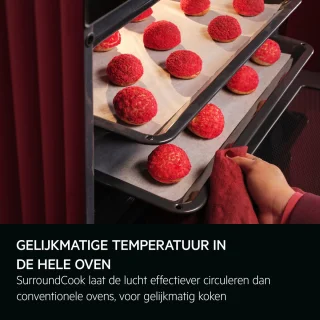AEG TK8NK621B Combi-oven 45 cm Zwart