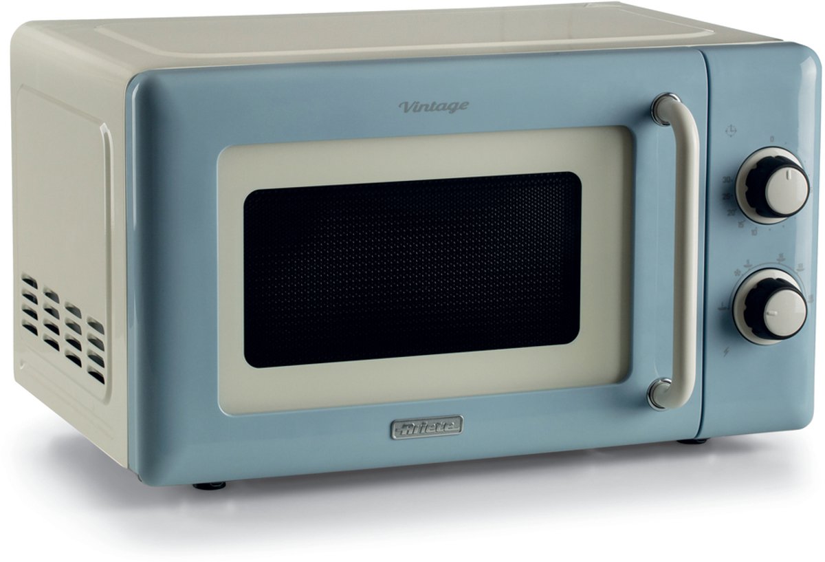 Wat vinden we goed aan de Ariete 3960/05 Vintage magnetron blauw 20L