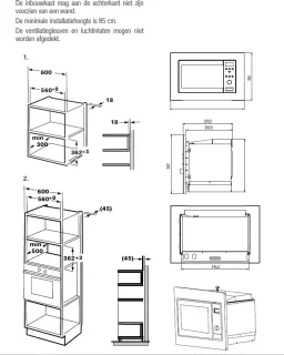 Beko BMOB17131X Inbouwmagnetron