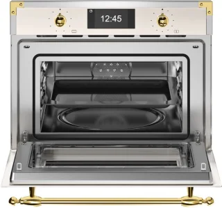 Bertazzoni FHER4077MTAG3 combinatiemagnetron – goud, ivoor