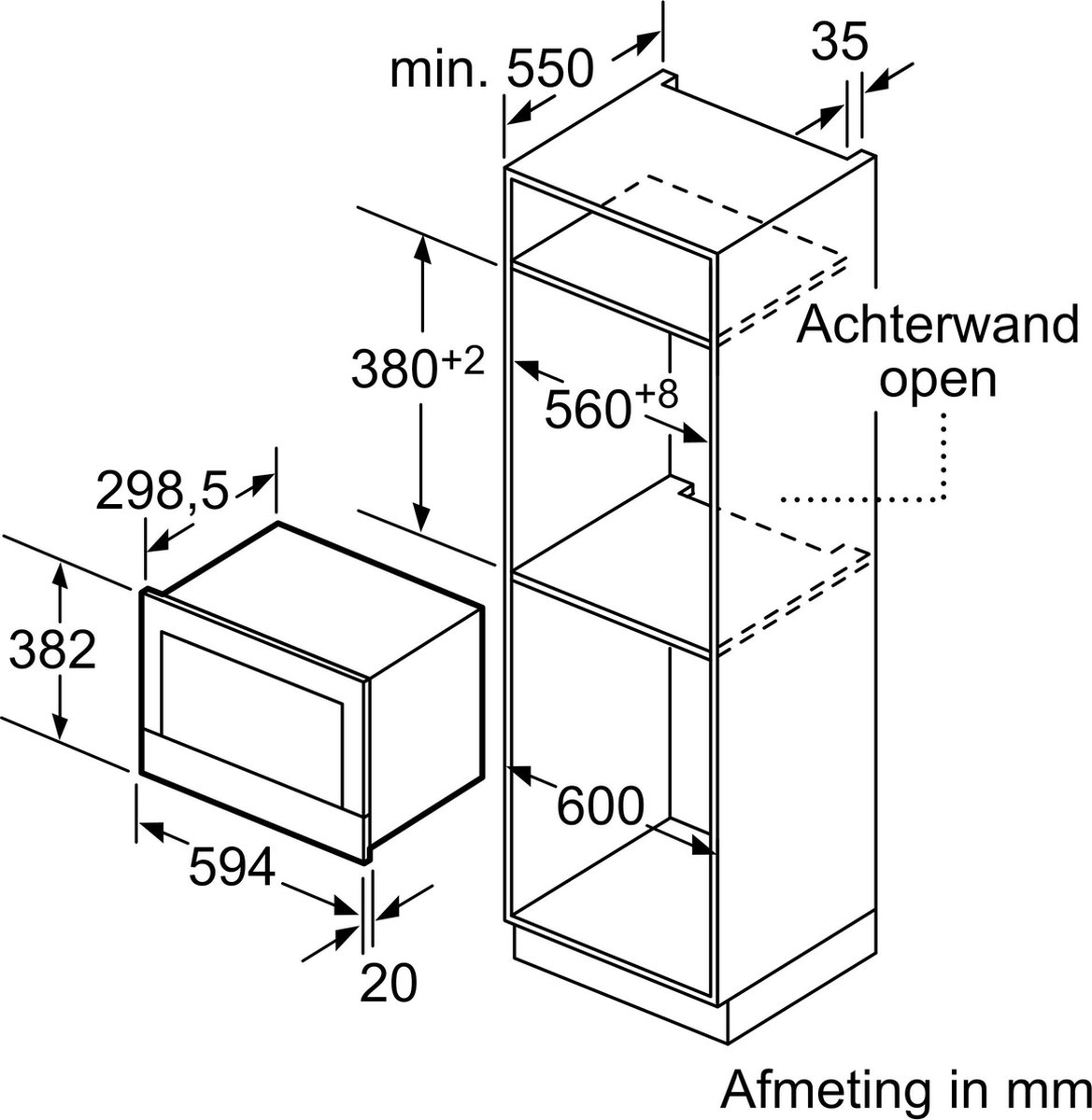 Wat vinden we goed aan de Bosch Serie 8 BFR634GS1 Inbouwmagnetron