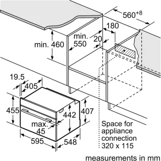 Bosch Serie 8 CMG633BS1 Inbouwoven