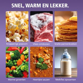 Brabantia BBEK1145DG Magnetron met Grillfunctie