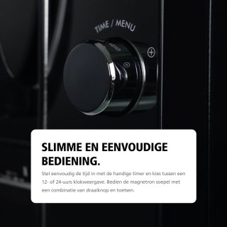 Brabantia BBEK1145DG Magnetron met Grillfunctie