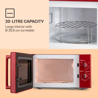 Caroline Retro Magnetron Grill 20L