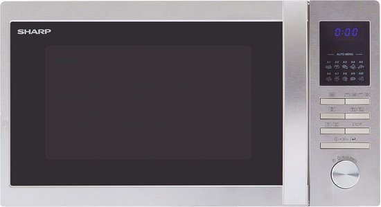 Combi Grill 900W 25L Roestvrij Staal Blauw