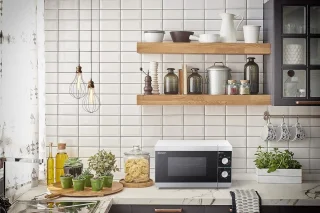 Compact magnetron met grill