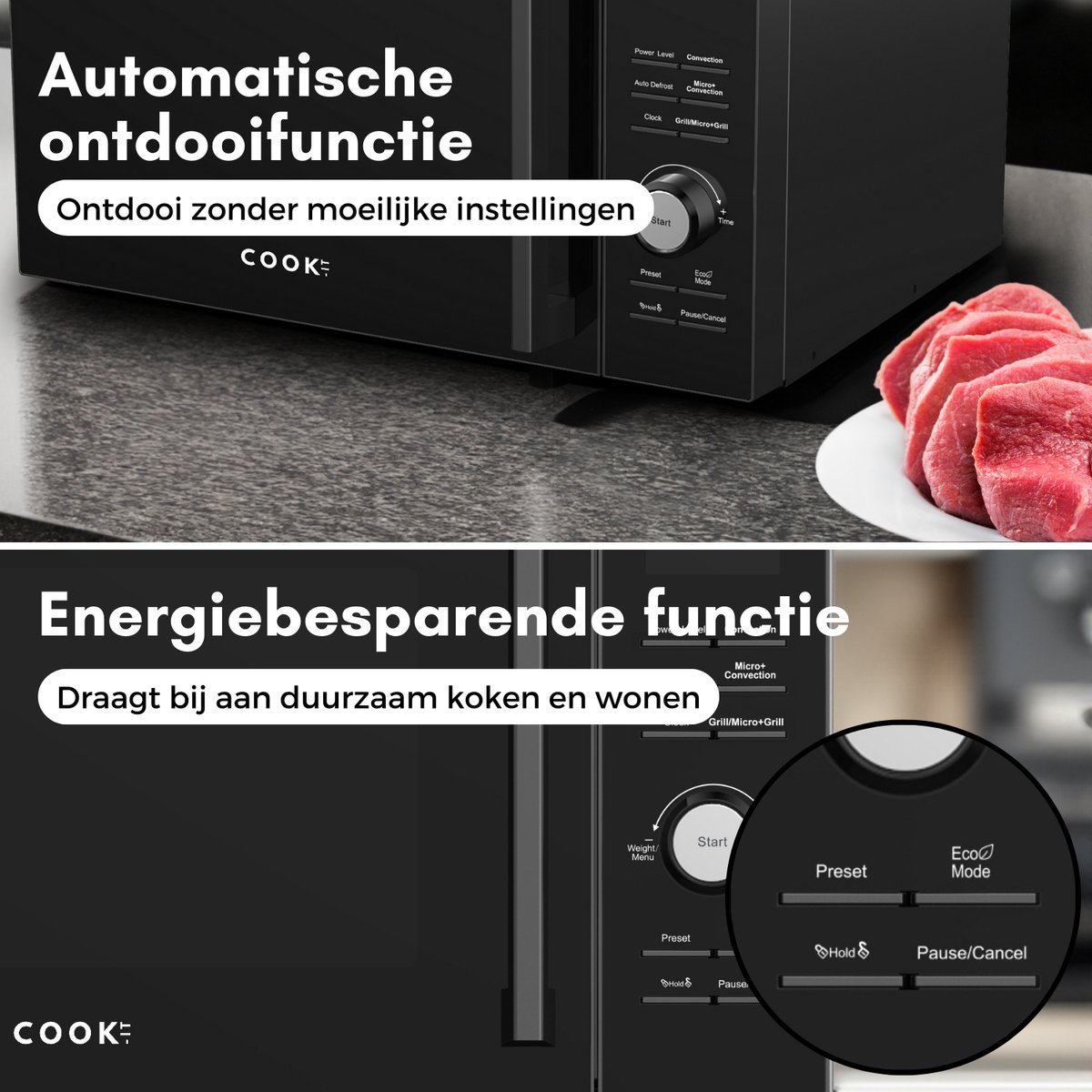 COOK-IT Combi Magnetron 25L Vrijstaand