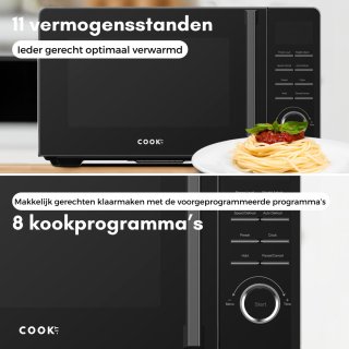COOK-IT Vrijstaande Magnetron 20L Nieuw Model