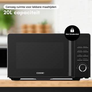 COOK-IT Vrijstaande Magnetron 20L Nieuw Model