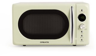 De CREATE MICROWAVE RETRO magnetron-grill in één oogopslag