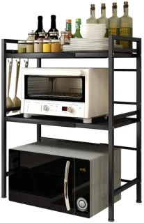Dailygoods uitschuifbare magnetron- en ovenstandaard