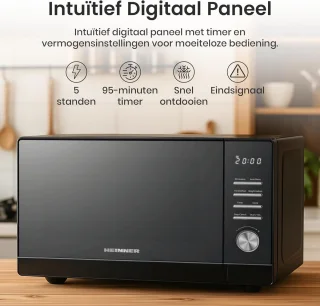 Digitale magnetron 25 L - Zwart