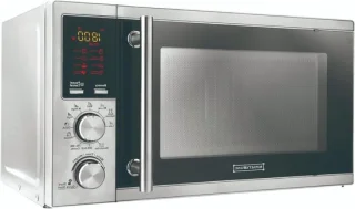 Digitale magnetron met grill - zilver