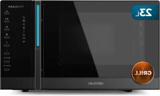 Digitale magnetron met grill - zwart