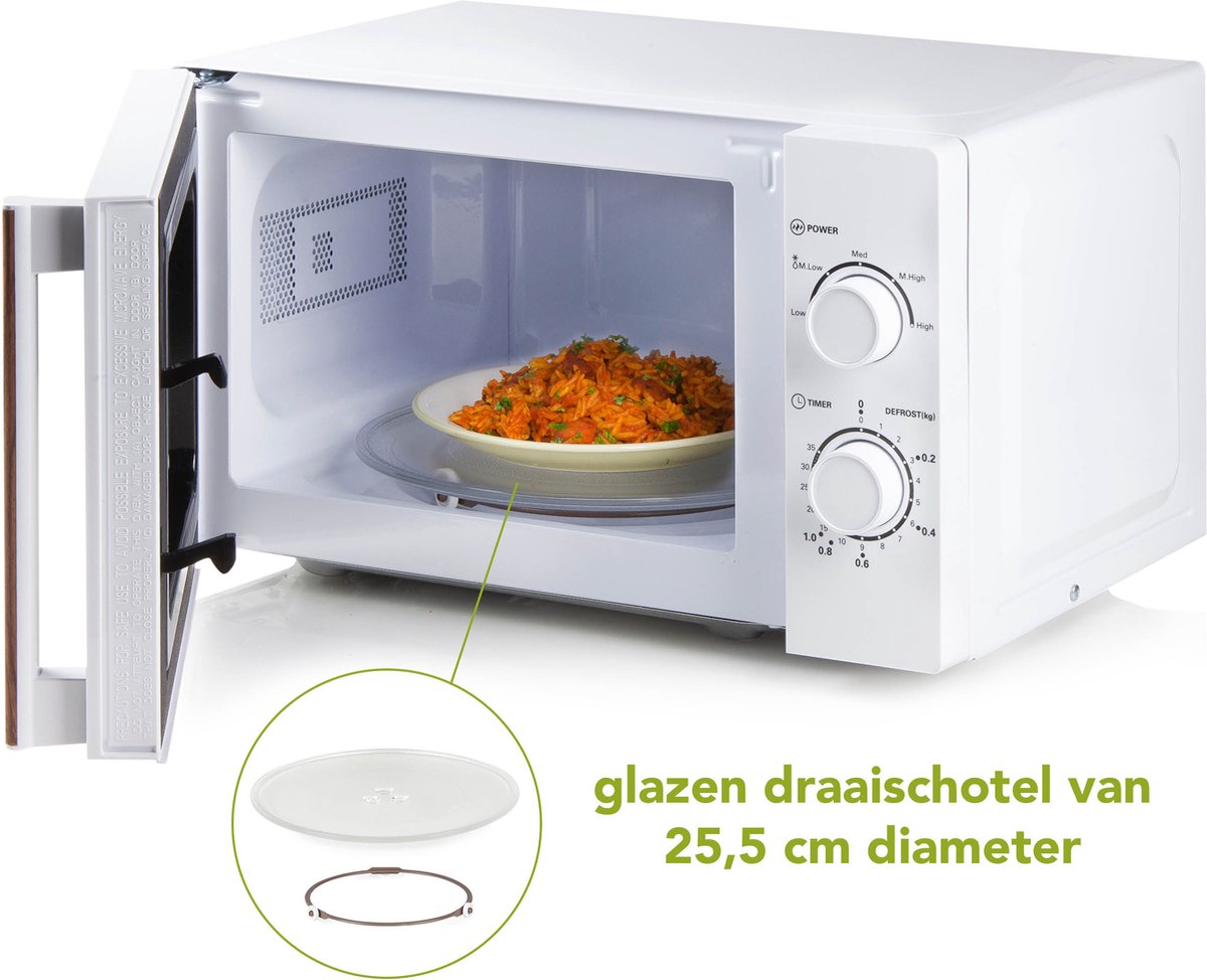 Wat vinden we goed aan de DOMO DO2720 Solo Magnetron 20L 700W Houtlook