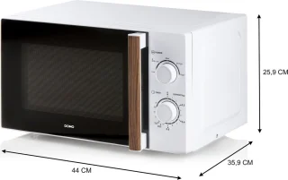 DOMO DO2720 Solo Magnetron 20L 700W Houtlook