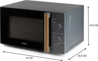 DOMO DO2920 Solo Magnetron 20L Grijs Wood You
