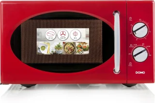 DOMO DO2925 Magnetron Retro 25L Rood