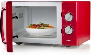 DOMO DO2925 Magnetron Retro 25L Rood