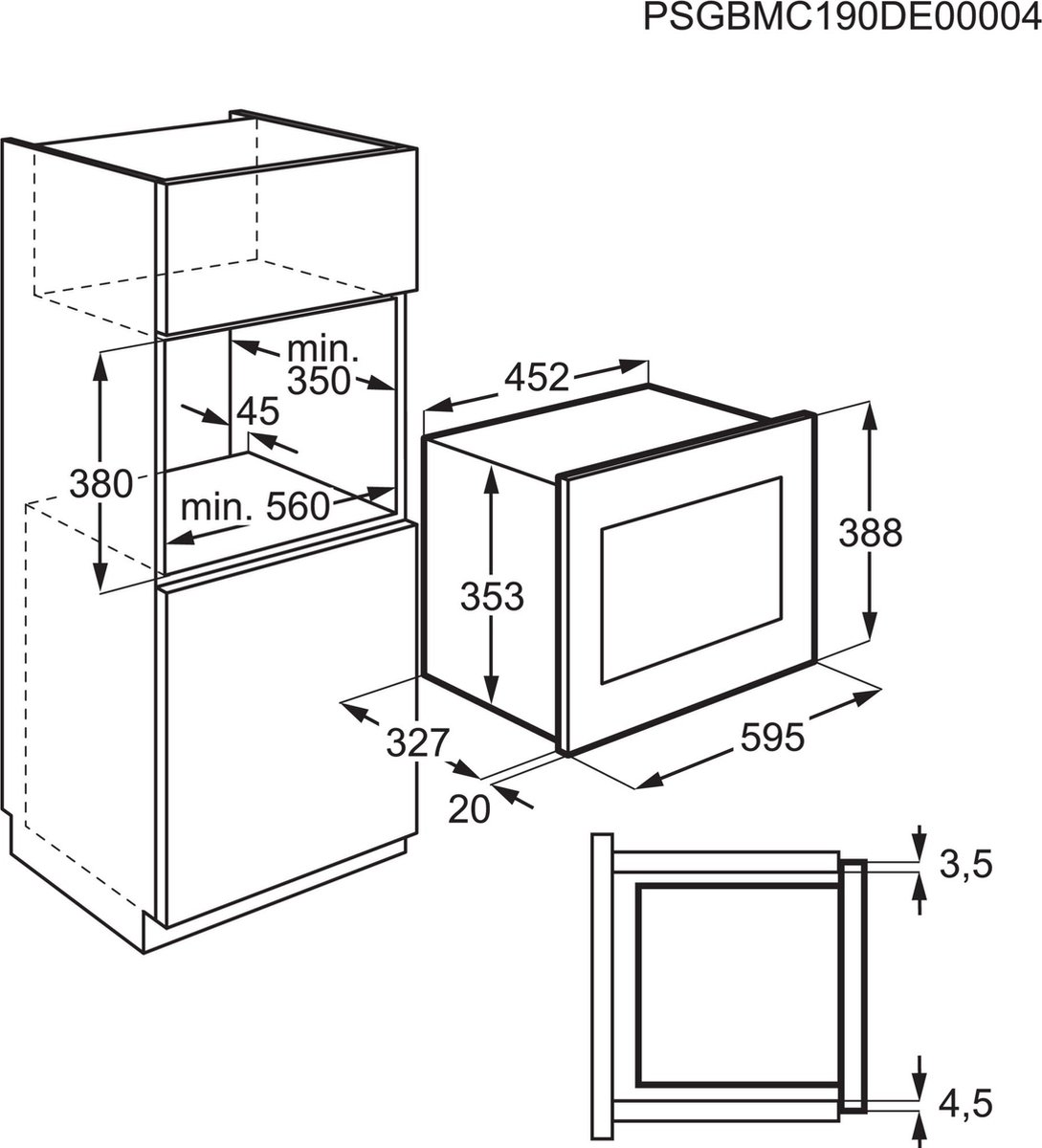 Wat vinden we goed aan de Electrolux LMS2203EMX Solo Magnetron 20L Zwart/RVS