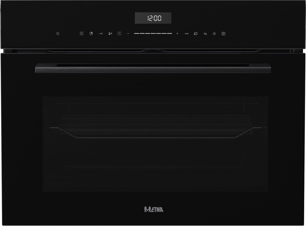 De ETNA CM250ZT Combi Magnetron 45 cm Zwart Glas in één oogopslag