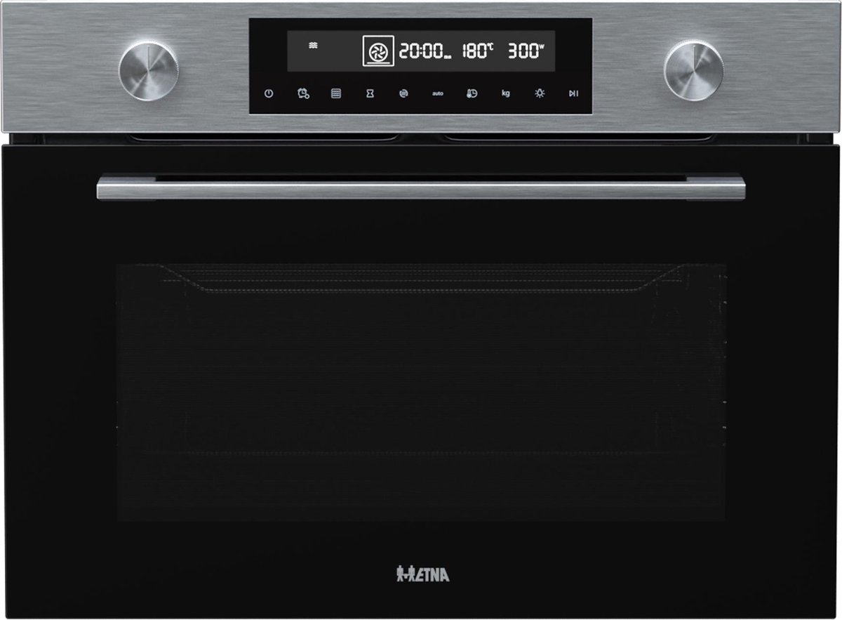 De ETNA CM450RVS Inbouw Combi-Oven 50L RVS in één oogopslag