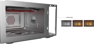 Exquisit EMW2546HI Combi Magnetron Inbouw