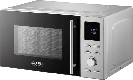 First Austria Vrijstaande Magnetron Grill 1100W 20L RVS Zilver review