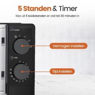 Golermo Solo Magnetron 20L Zwart