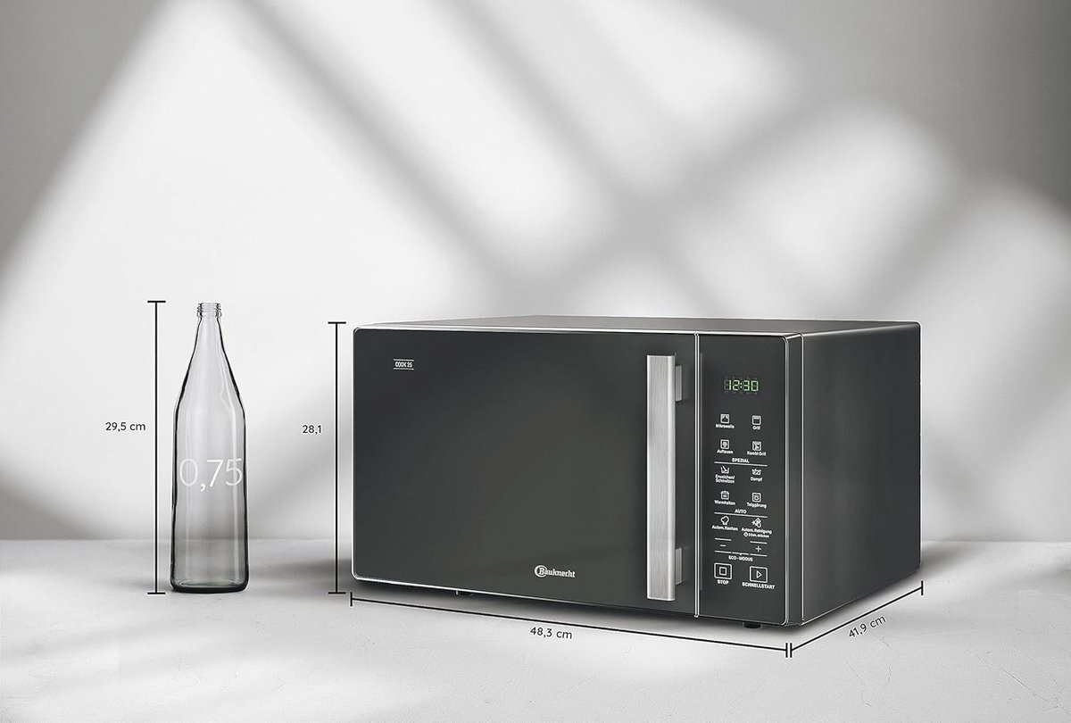 Wat vinden we goed aan de Grill Magnetron 25L 900W Met Stoomfunctie