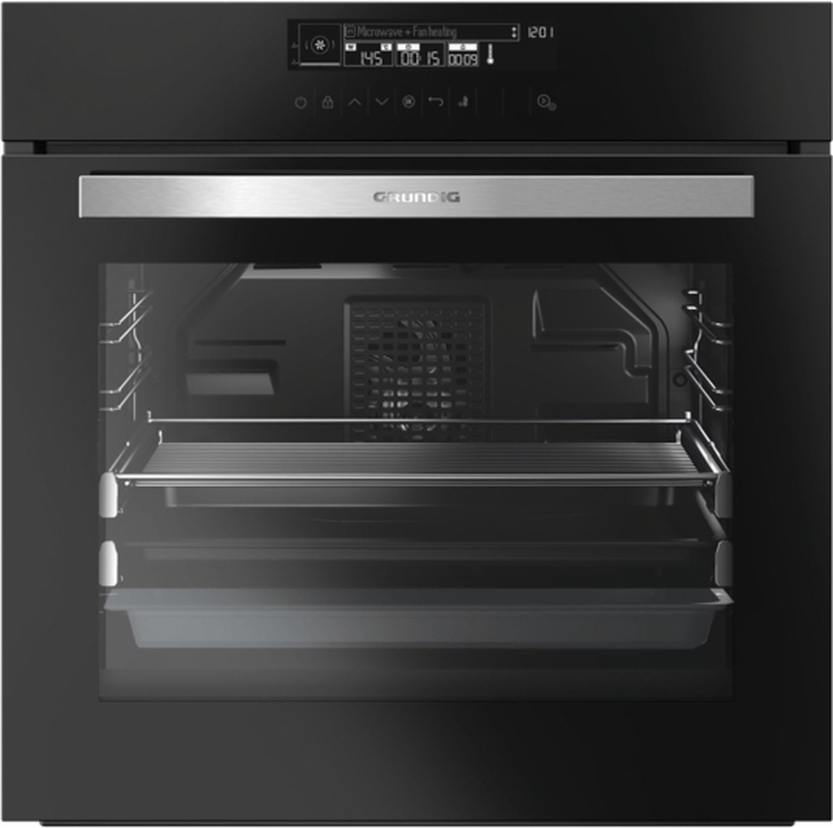 De Grundig GEIW 27000 B Vrieskast 70L Zwart Roestvrijstaal in één oogopslag