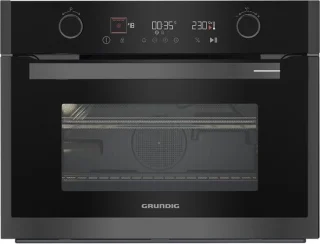 Grundig GEKW19400DX compacte oven met magnetronfuncties