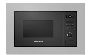 Heinner Inbouw Magnetron 20L 800W Zilver