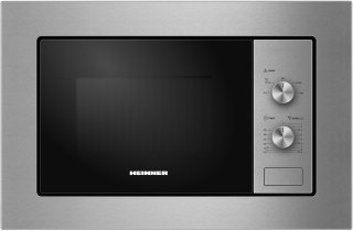 De Heinner Inbouwmagnetron 20 L Zwart/Zilver in één oogopslag
