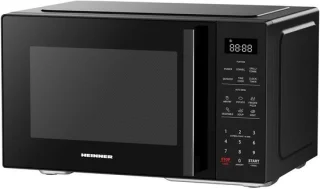 Heinner Inbouwmagnetron 23 L Zwart — Veelzijdige combimagnetron met AirFry