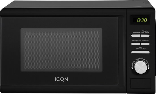 ICQN Magnetron 20L 700W Zwart Solo