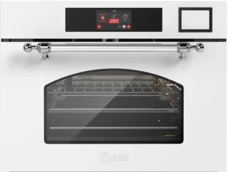 ILVE compact 45cm Nost. antiek wit chroom inbouw