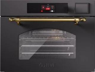 ILVE compact 45cm Nost. mat garfiet messing inbouw