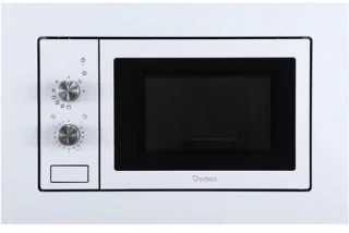 Inbouw magnetron - compacte oven - 20 liter - wit
