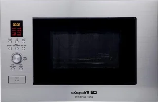 Inbouw magnetron met grill 23 liter roestvrij staal